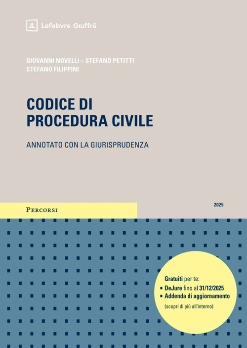 Codice di procedura civile. Annotato con la giurisprudenza. Addenda gratuita di aggiornamento