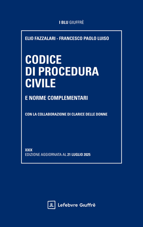 Codice di procedura civile e norme complementari