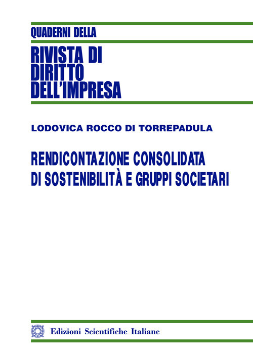 Rendicontazione consolidata di sostenibilità e gruppi societari