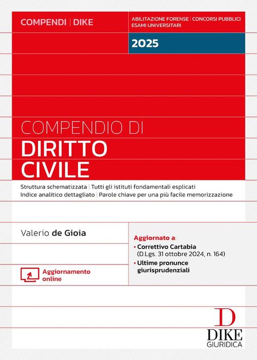 Compendio di diritto civile. Minor 2025
