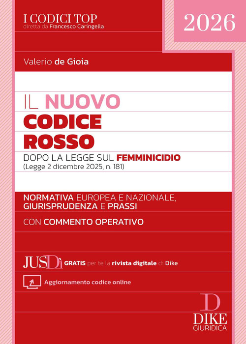 Il nuovo Codice Rosso dopo la legge sul femminicidio