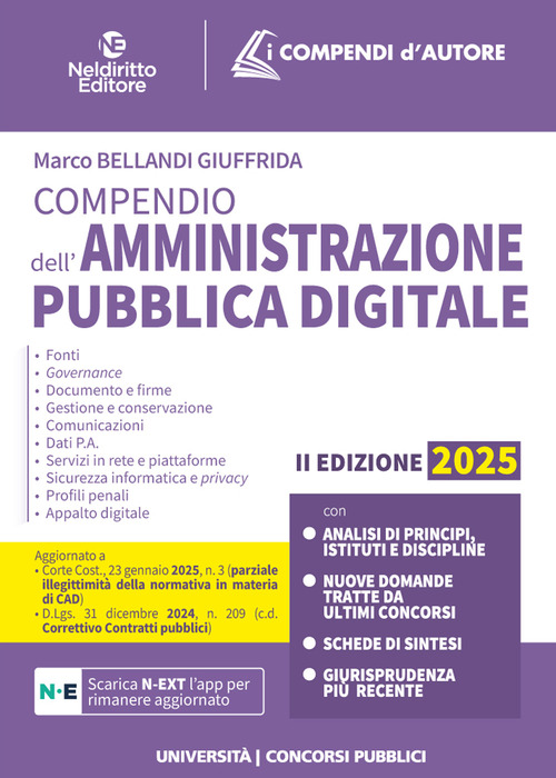 Compendio dell'Amministrazione pubblica digitale 2025