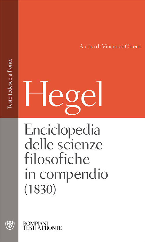 Enciclopedia delle scienze filosofiche. Testo tedesco a fronte