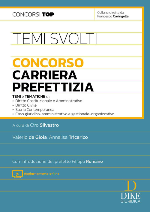 Temi svolti. Concorso carriera prefettizia