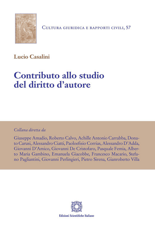 Contributo allo studio del diritto d'autore