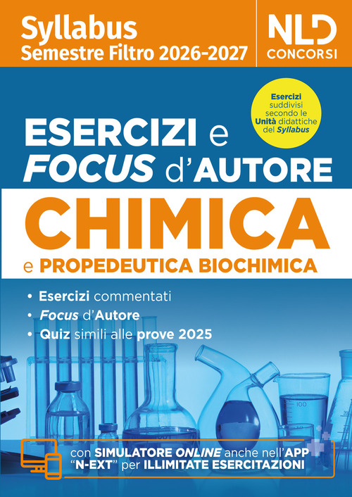 Test medicina semestre filtro Chimica. Manuale con esercizi e focus 2026 in linea con il Syllabus